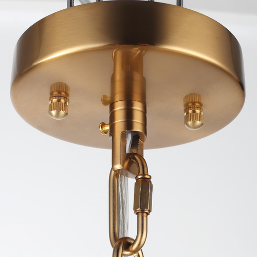 Ruther 10 Light Steel Pendant