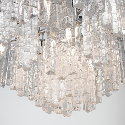 Ruther 10 Light Steel Pendant