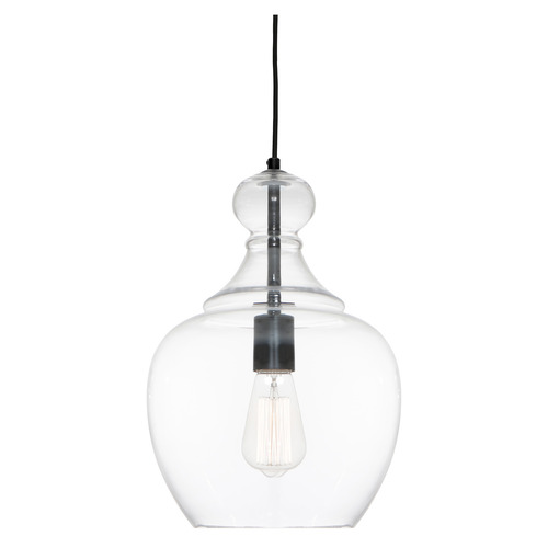 Harris Steel & Glass Pendant Light