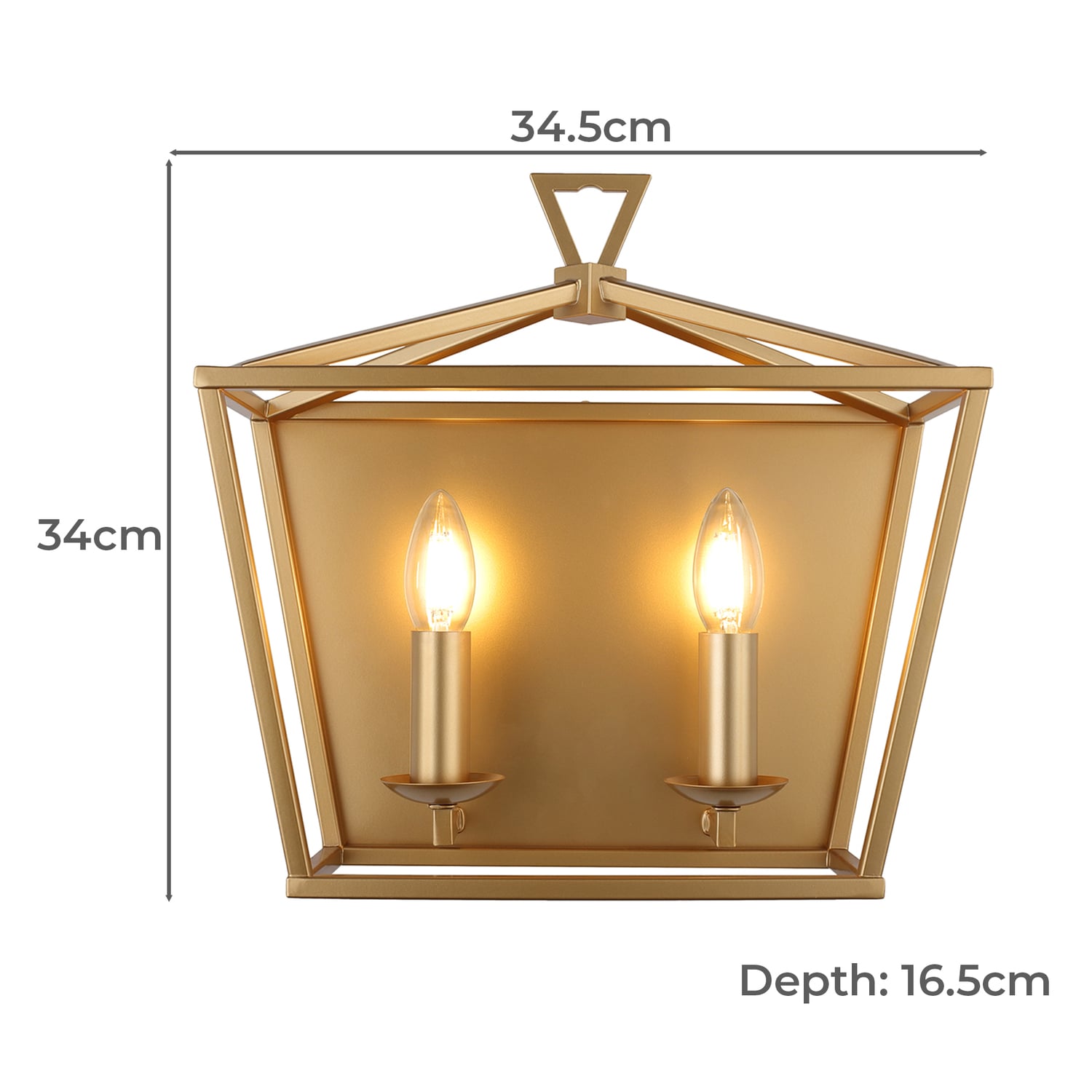 Panama Steel Wall Light