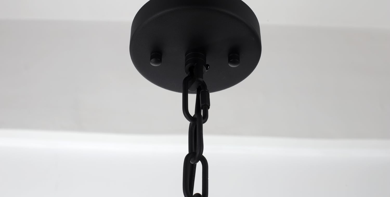 Auburn Steel 6 Light Pendant