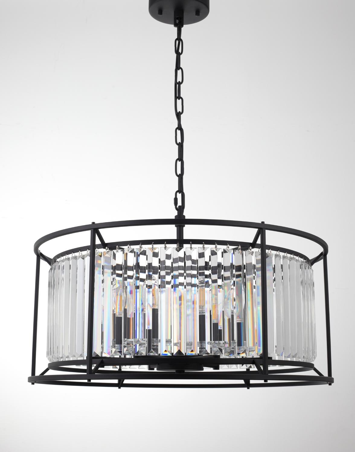 Auburn Steel 8 Light Pendant