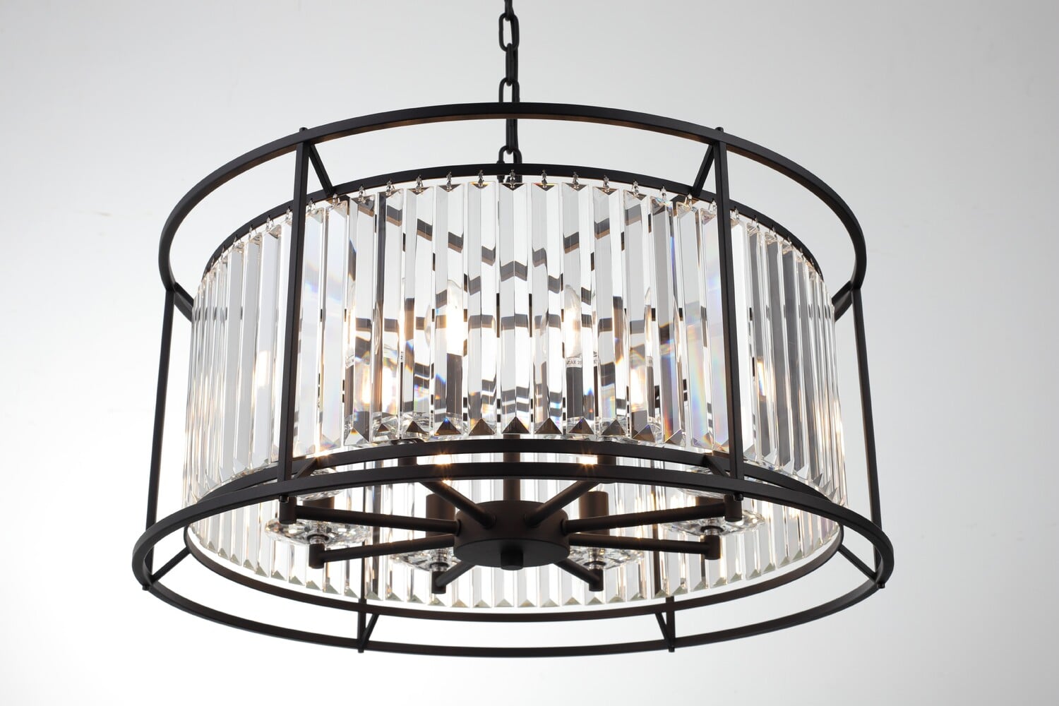 Auburn Steel 8 Light Pendant