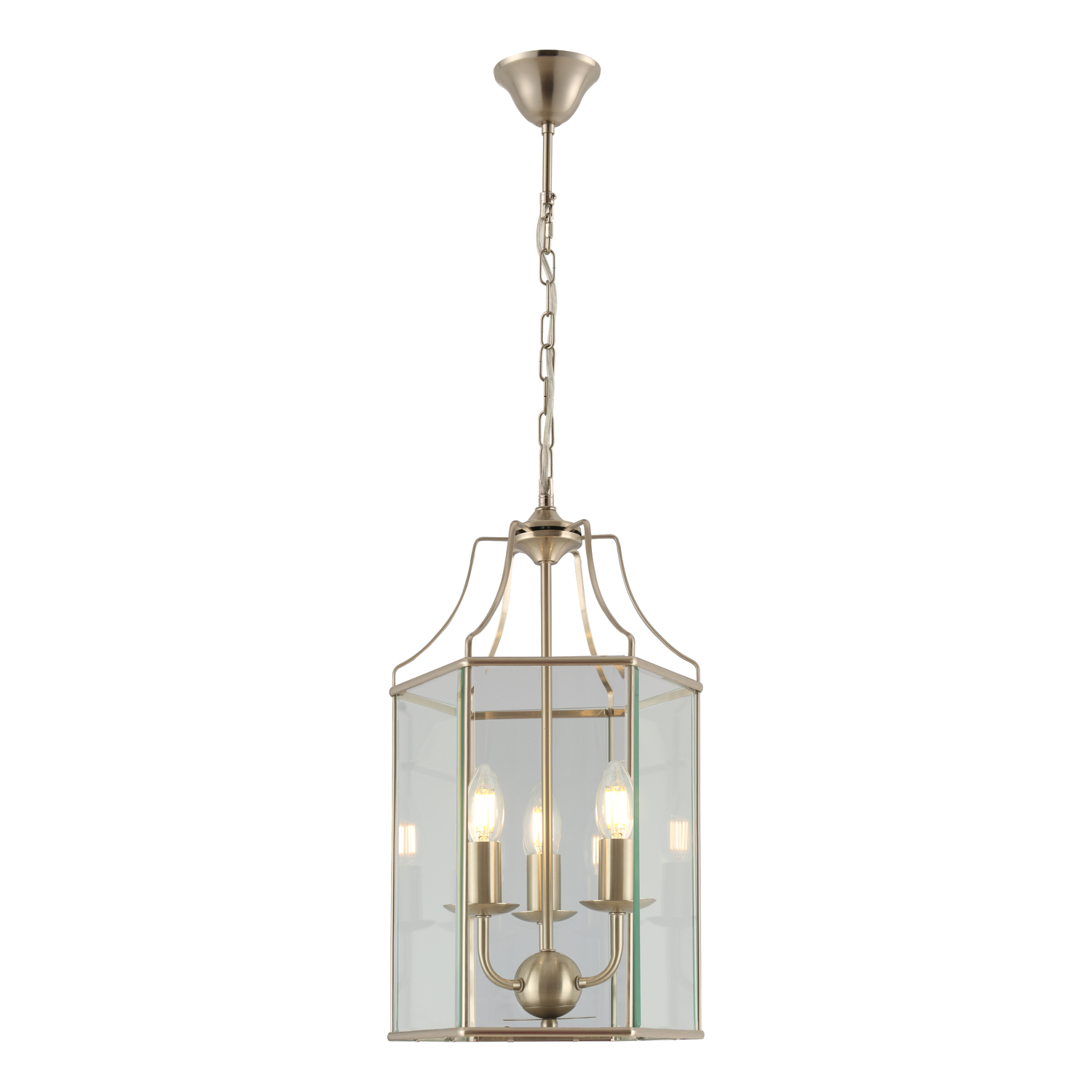Arcadia Steel 3 Light Pendant