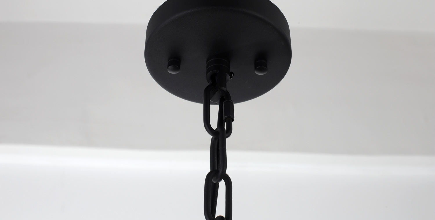 Auburn Steel 6 Light Pendant