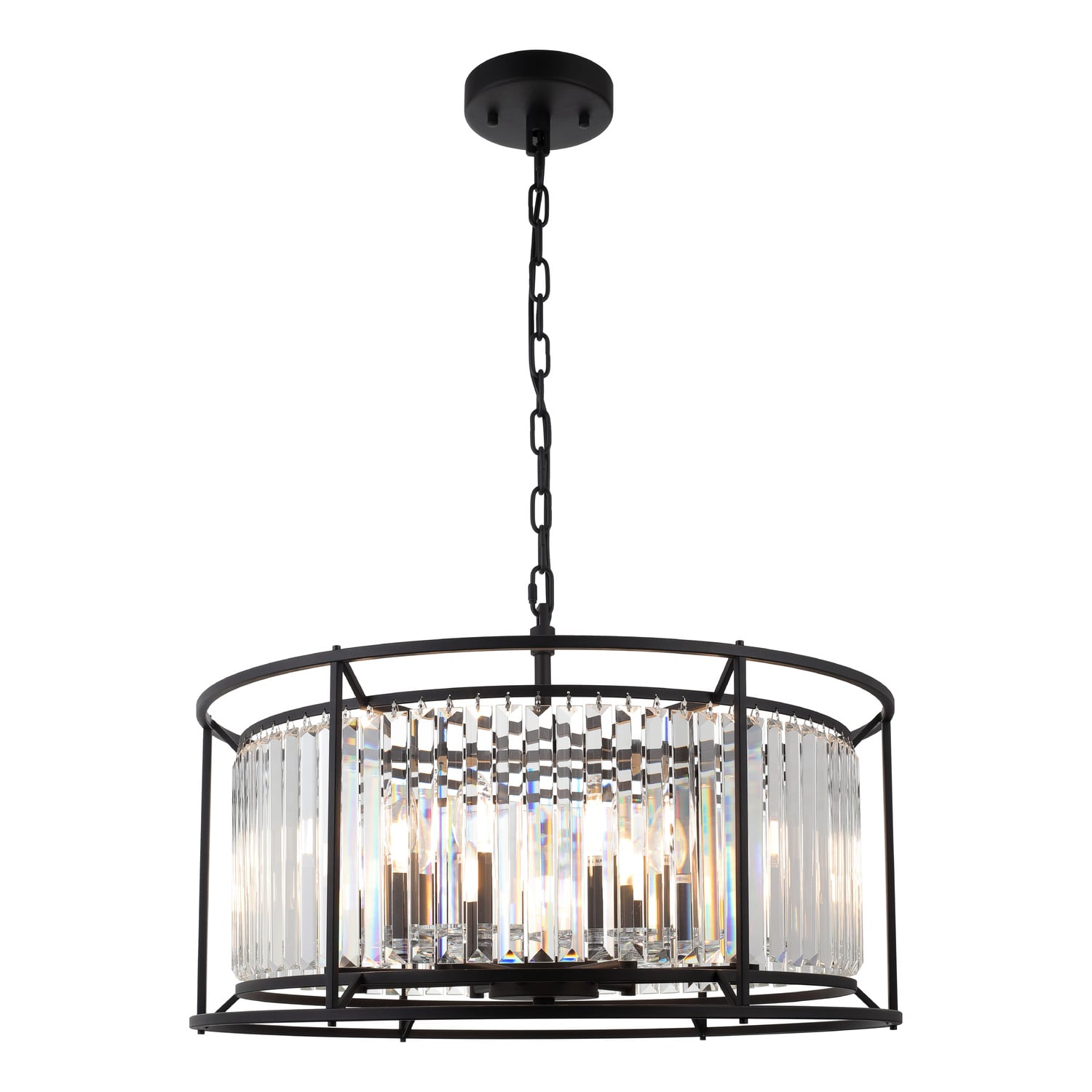 Auburn Steel 8 Light Pendant