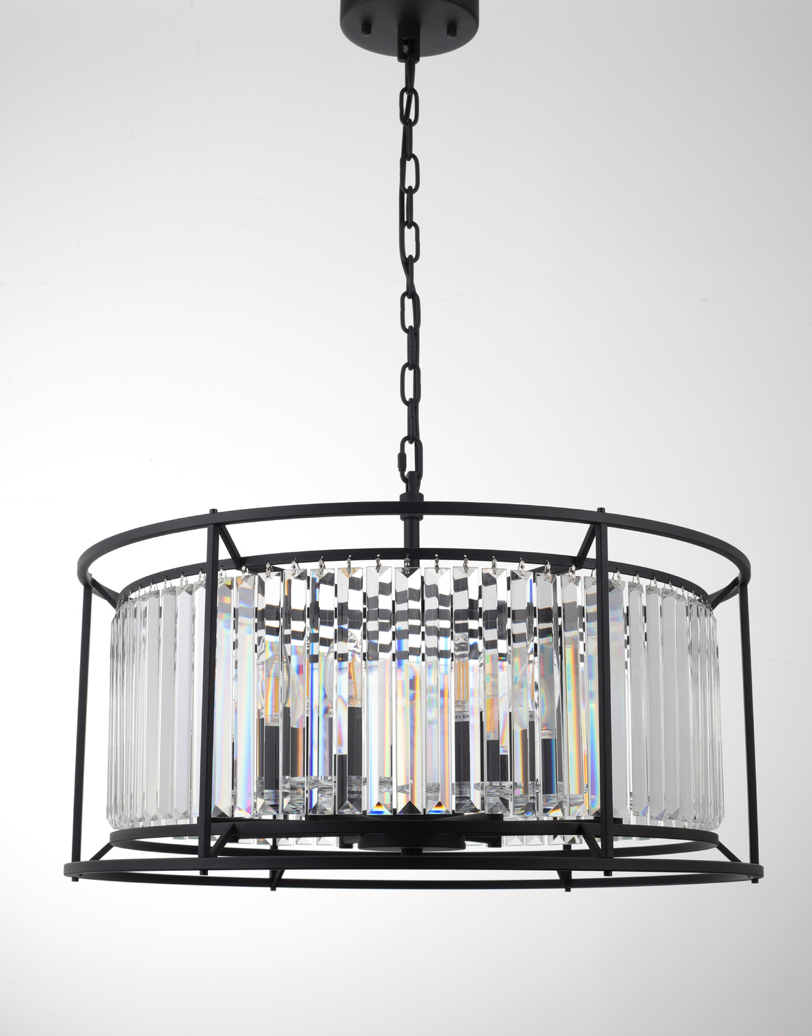 Auburn Steel 8 Light Pendant