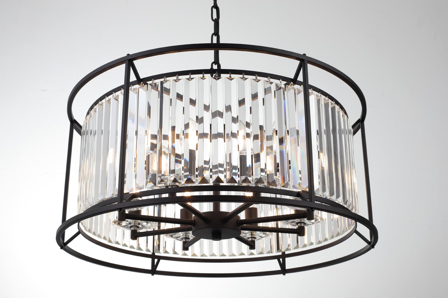 Auburn Steel 8 Light Pendant