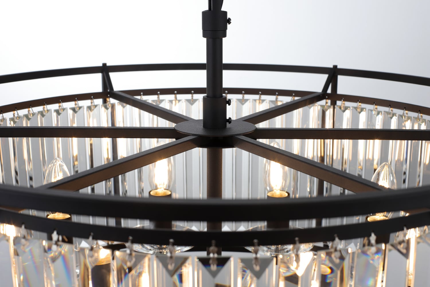 Auburn Steel 8 Light Pendant