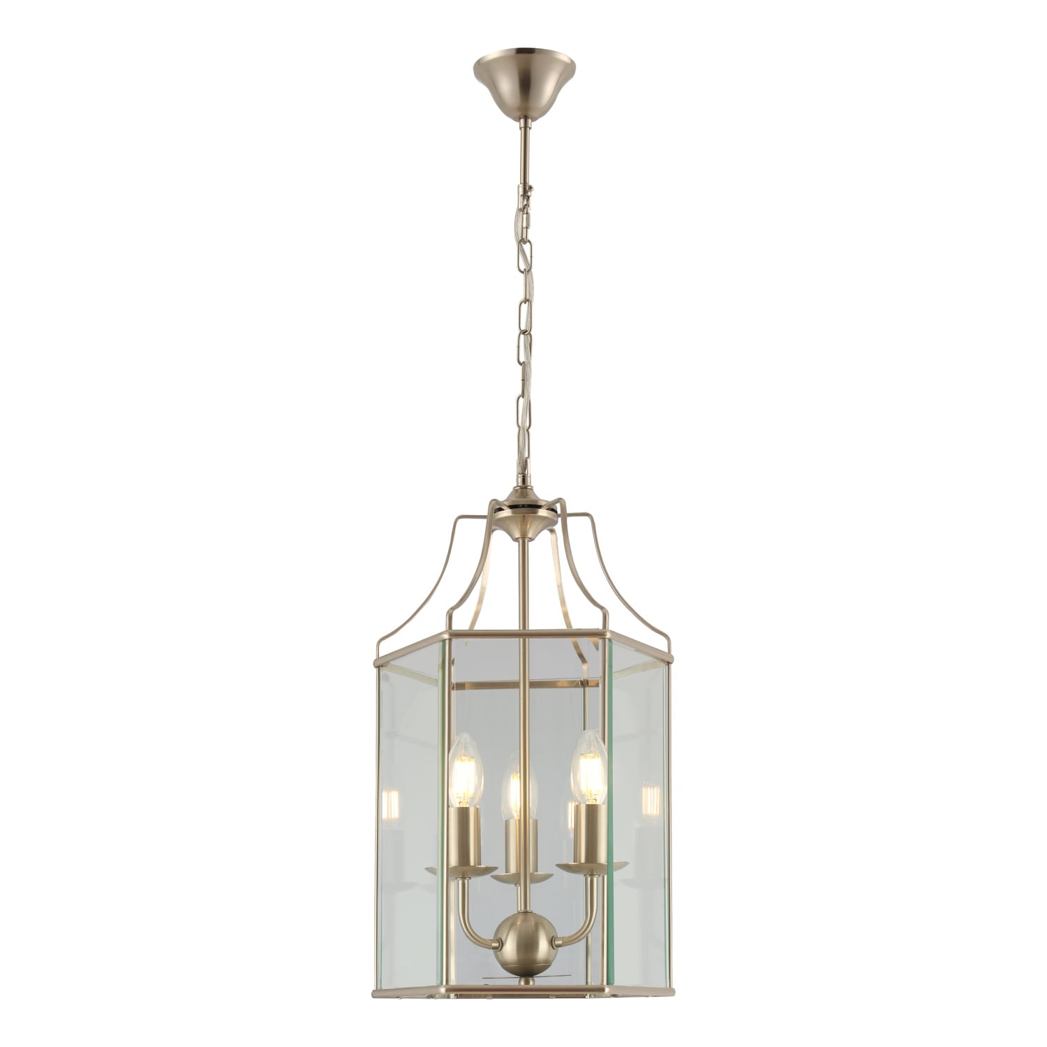Arcadia Steel 3 Light Pendant