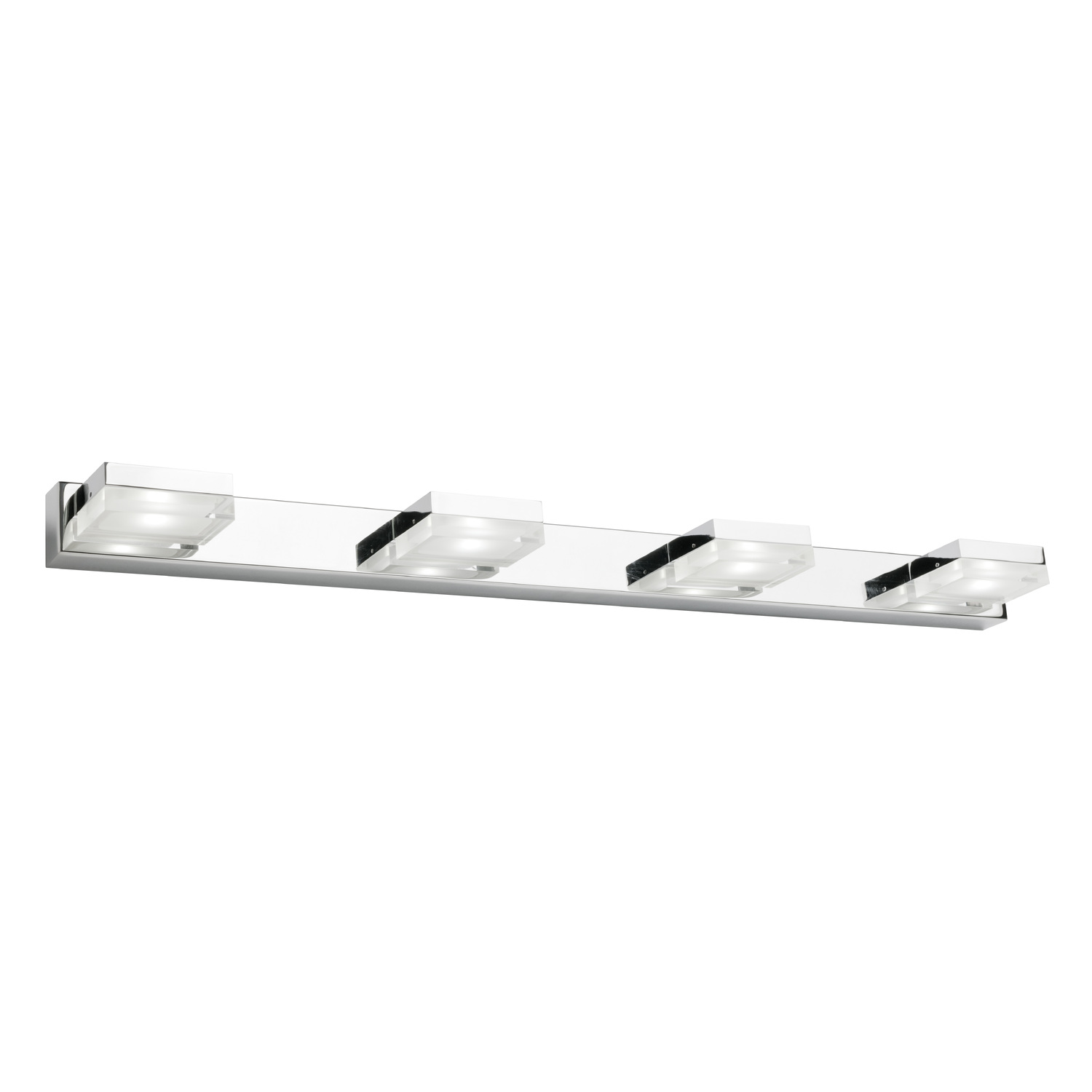 Cube Mirror & Acrylic 4 Lamp LED Light