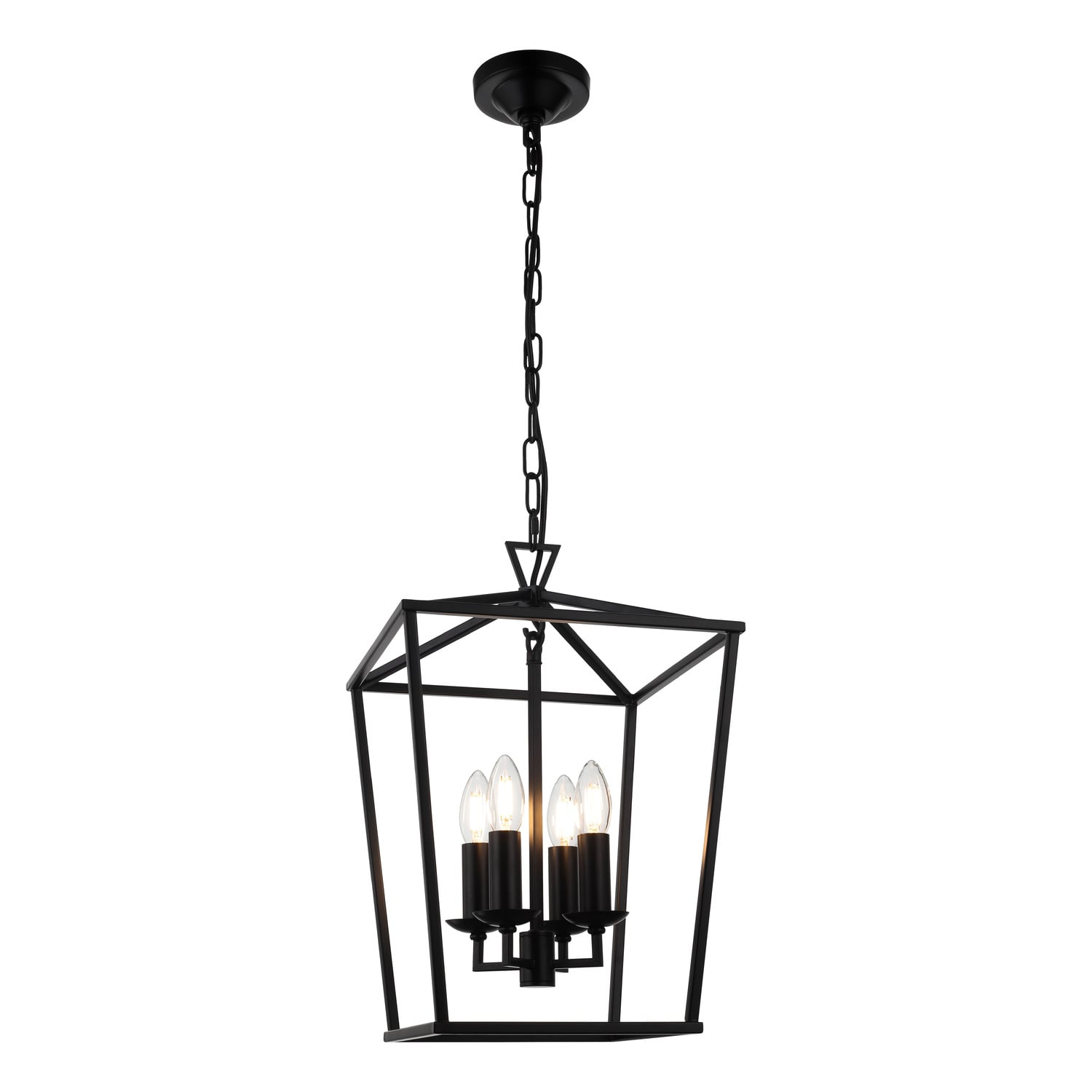 Panama Steel 4 Light Pendant