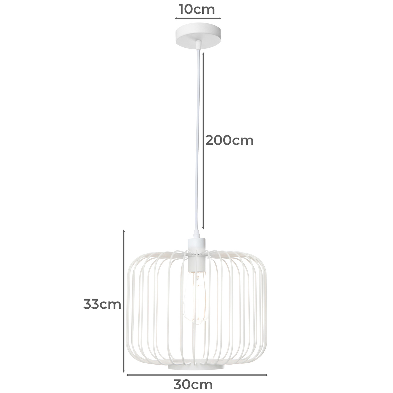 Burke Steel Pendant Light