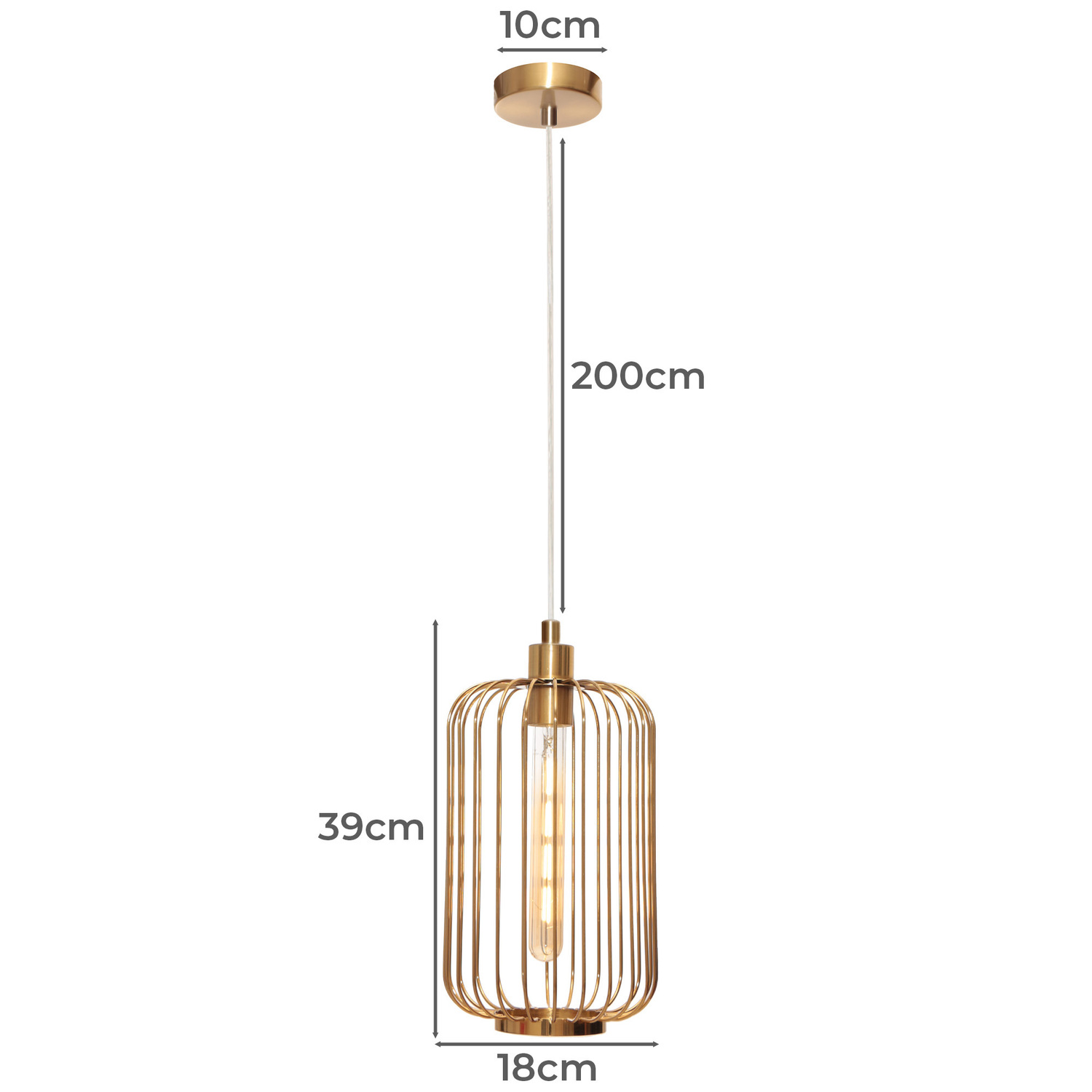 Hollett Steel Pendant Light