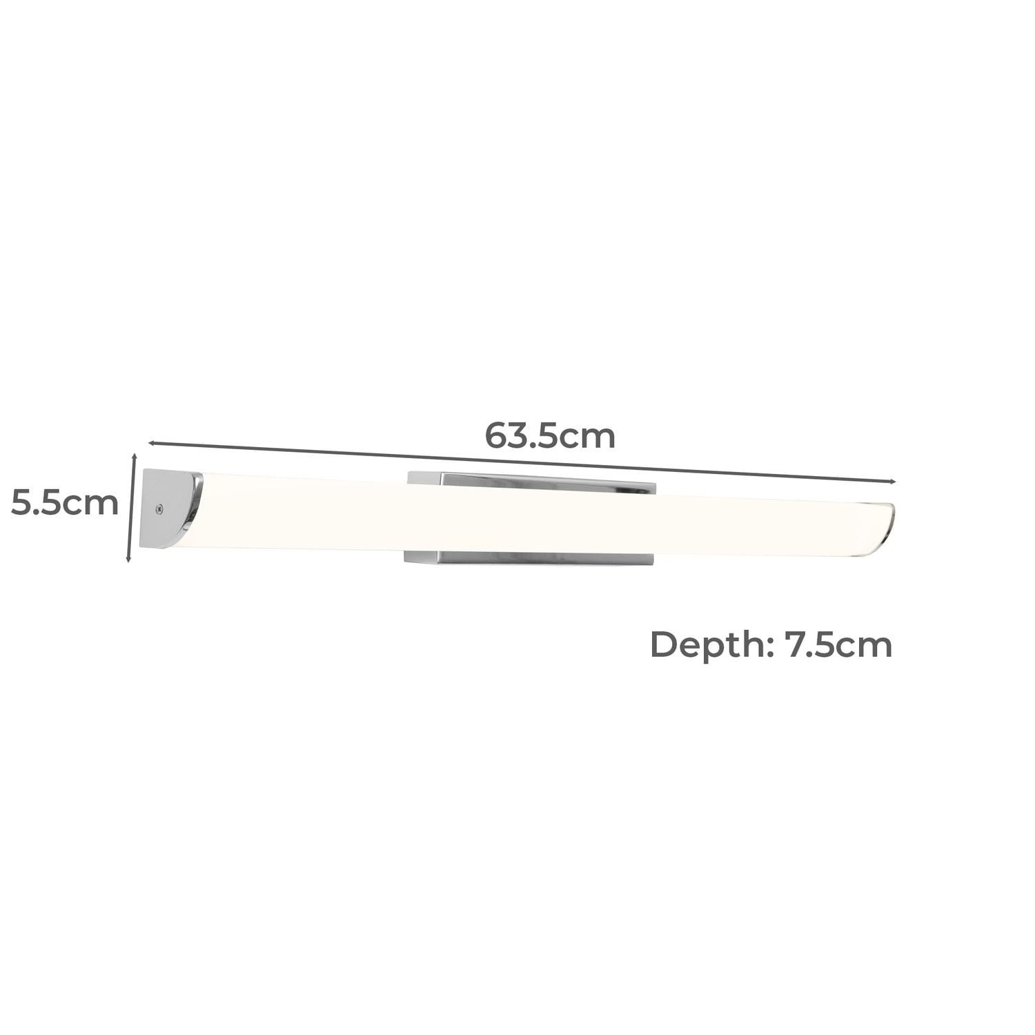 Darren Acrylic Diffuser LED Vanity Light