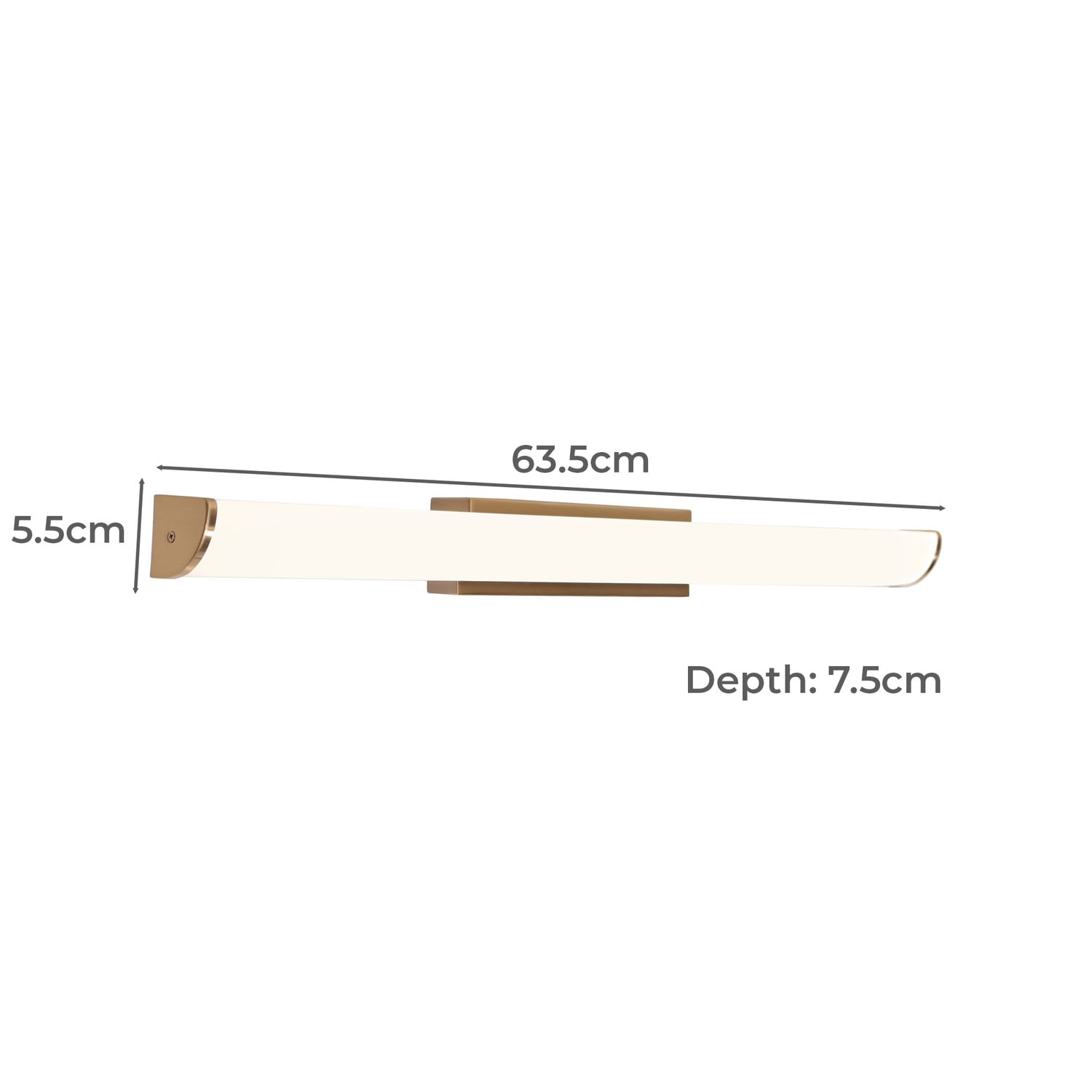 Darren Acrylic Diffuser LED Vanity Light