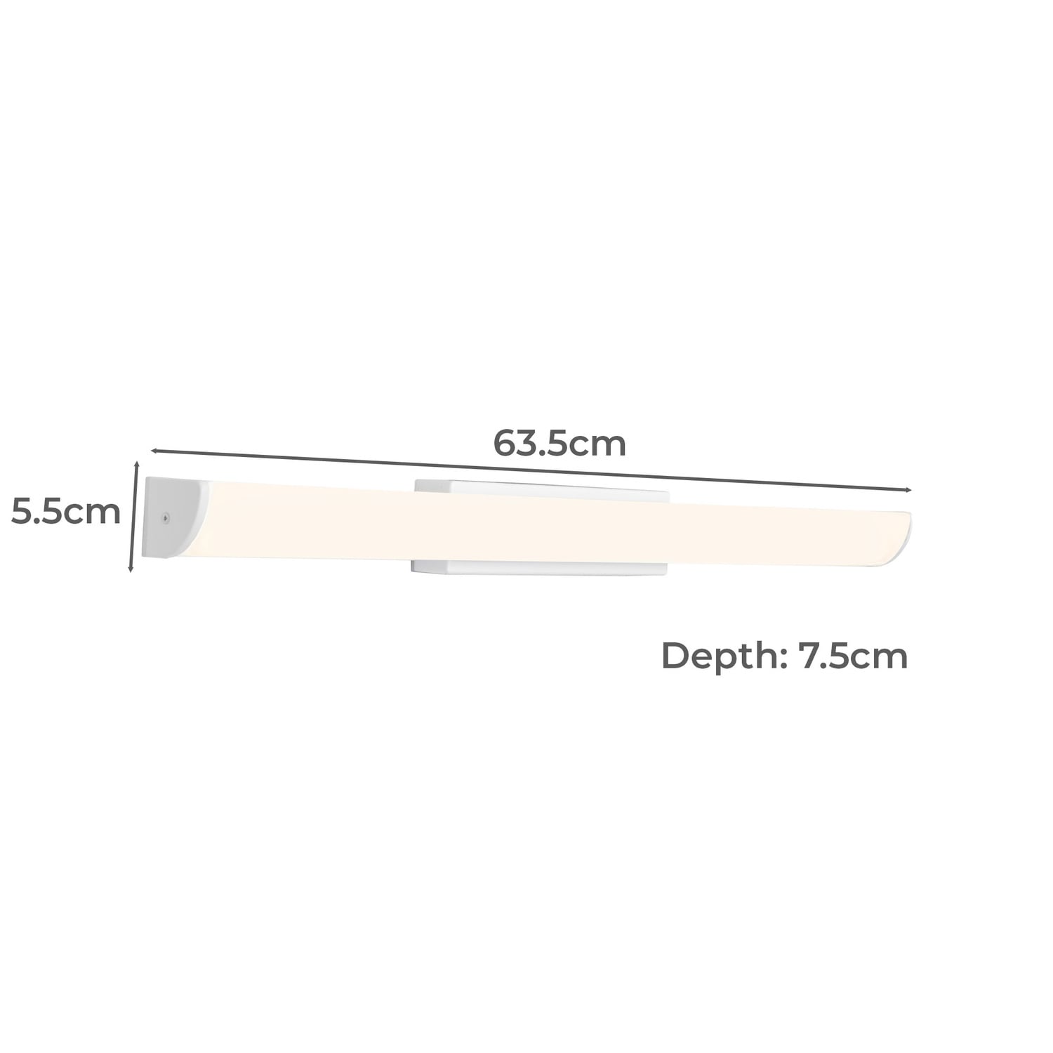 Darren Acrylic Diffuser LED Vanity Light