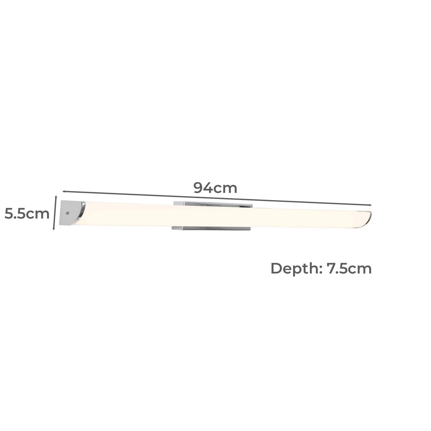 Darren Acrylic Diffuser LED Vanity Light