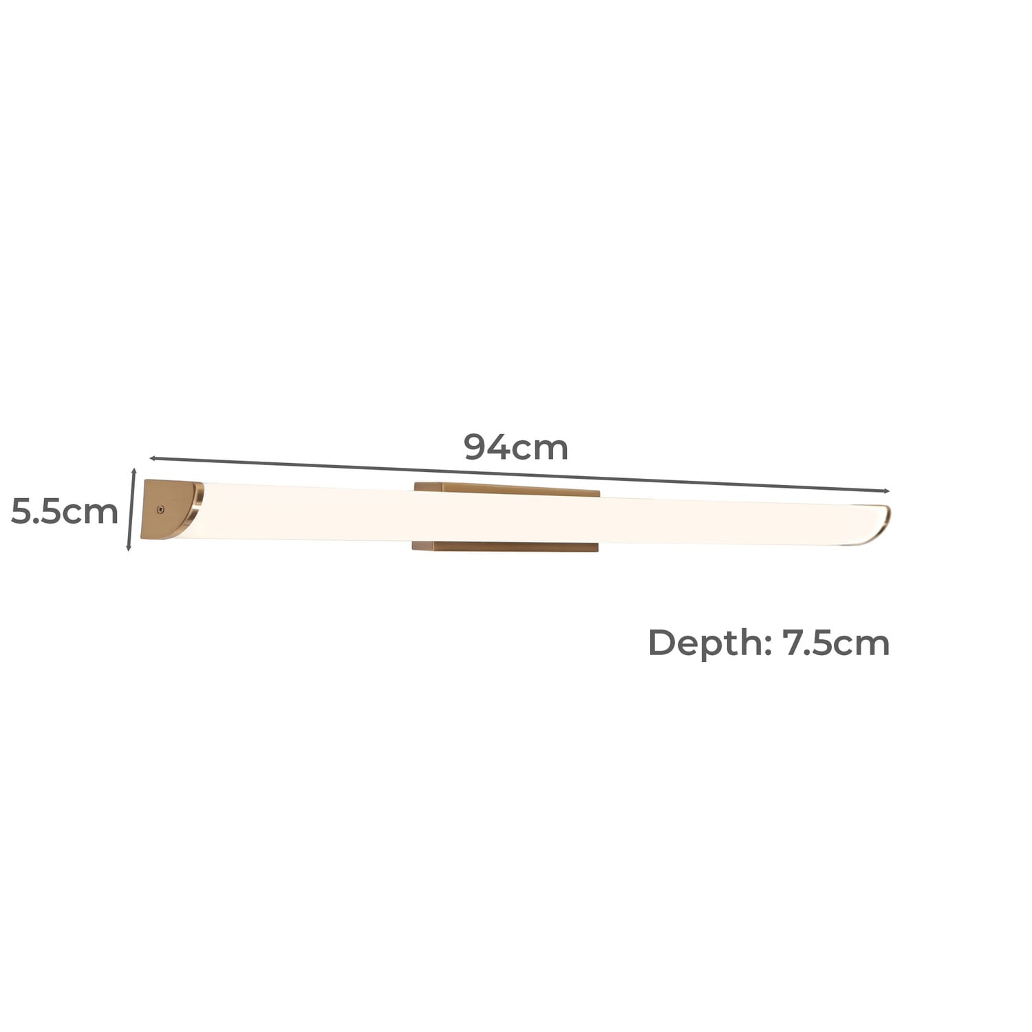 Darren Acrylic Diffuser LED Vanity Light