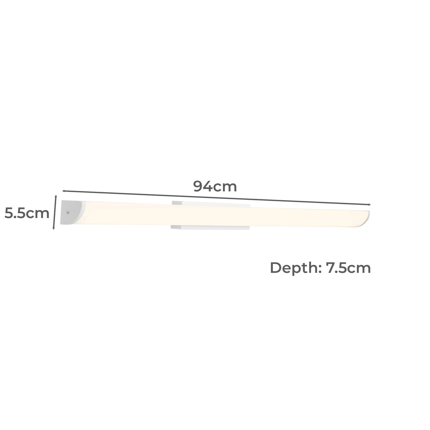 Darren Acrylic Diffuser LED Vanity Light