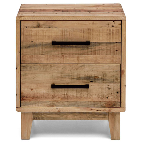 Evergreen Home Ava Recycled Pine Wood Bedside Table | Temple & Webster