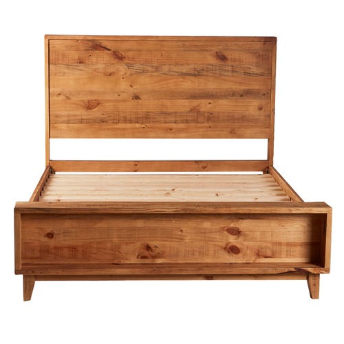 Ava Recycled Wood Bed Temple & ster