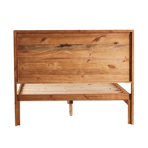 Evergreen Home Ava Recycled Pine Wood Bed Temple & ster