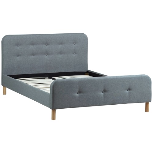 Brayden Light Grey Fabric Bedframe