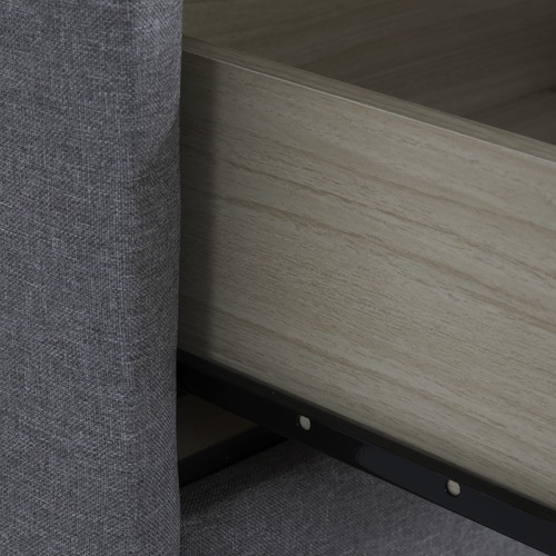 Sorrento Fabric Tallboy Chest of Drawers
