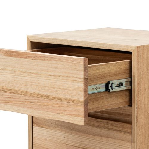 Kayson Messmate Wood Bedside Table