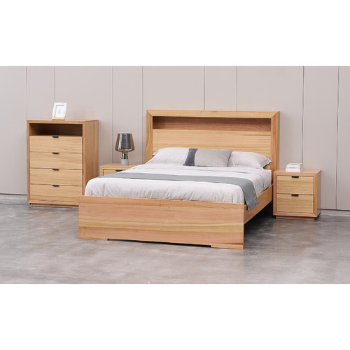 Porter Messmate Queen Platform Bed | Temple & Webster