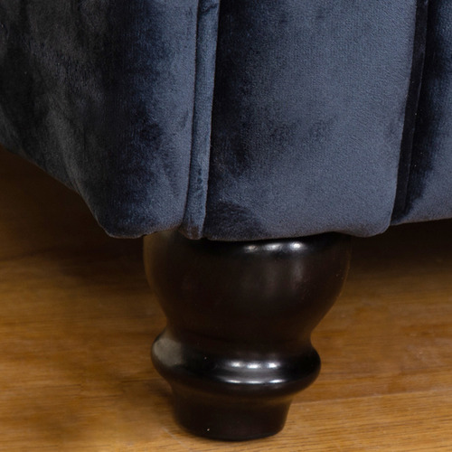 Cleo Button Tufted 3 Seater Velvet Sofa