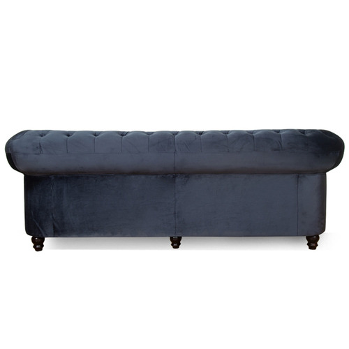 Cleo Button Tufted 3 Seater Velvet Sofa
