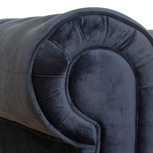Cleo Button Tufted 3 Seater Velvet Sofa