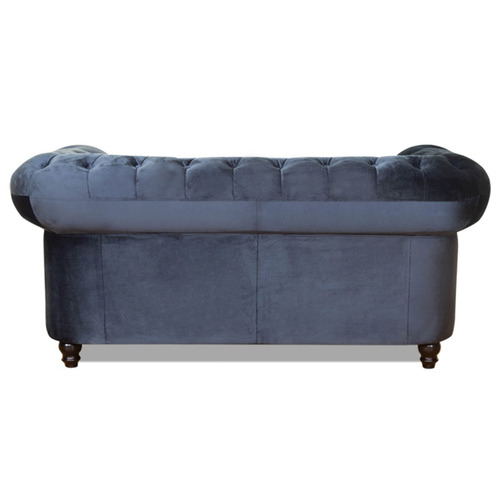 Cleo Button Tufted 2 Seater Velvet Sofa | Temple & Webster