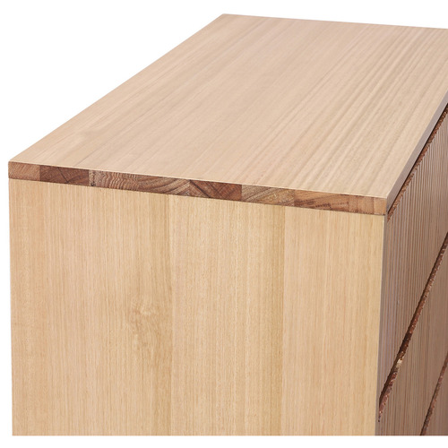 Amanda 4 Drawer Ash Wood Tallboy