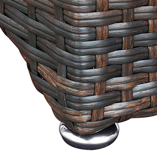 Lewis PE Rattan Outdoor Reclining Lounge Chair