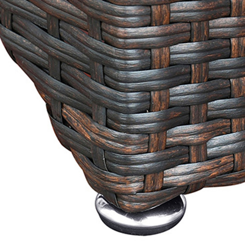 Lewis PE Rattan Outdoor Reclining Lounge Chair