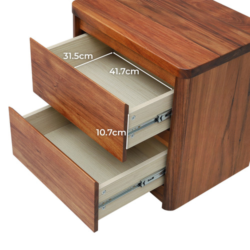 Monty Blackwood Bedside Table