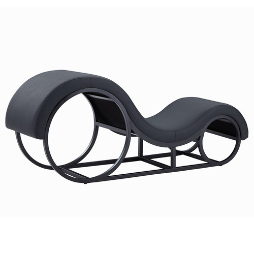 Tanata PU Leather Love Seat Chaise