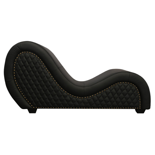 Tanata Leather Love Seat Chaise