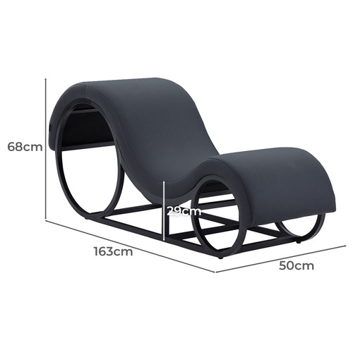 Tanata PU Leather Love Seat Chaise