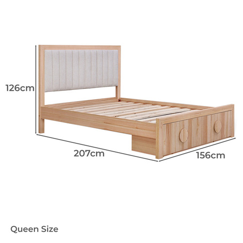 Amelie Queen Bed with Storage