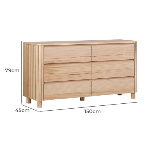 Trancy Rich 6 Drawer Chest