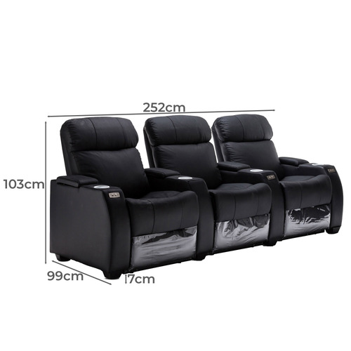 Anna  3 Seater Electric Recliner