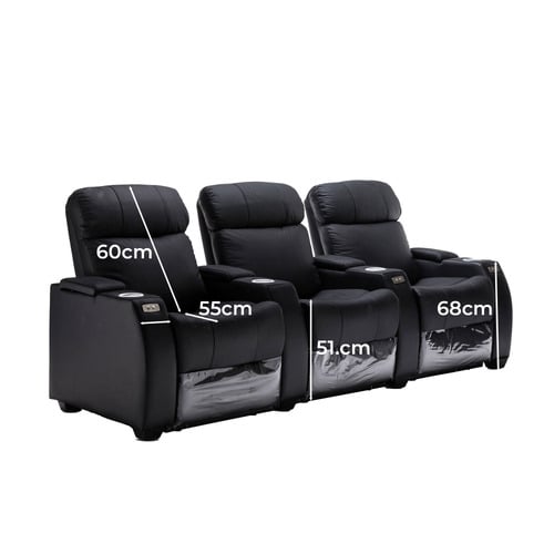 Anna  3 Seater Electric Recliner