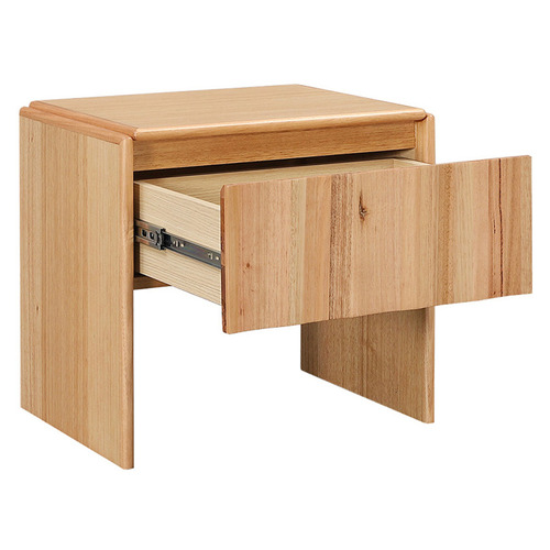 Elettra Tasmanian Oak Wood Bedside Table