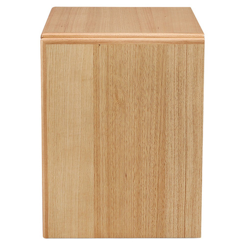 Elettra Tasmanian Oak Wood Bedside Table