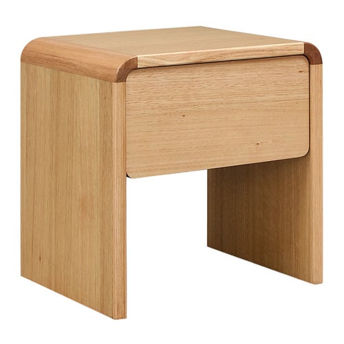 Clemmie Tasmanian Oak Wood Bedside Table