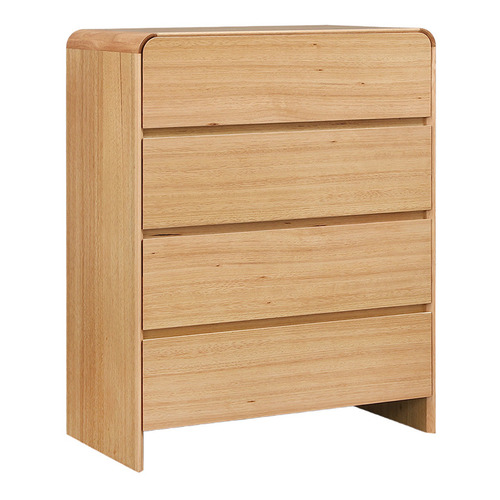 Clemmie Tasmanian Oak Wood Tallboy